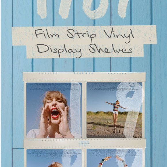 Taylor Swift 1989 Vinyl Set of 4 with Film Strip Display Shelves - Picture 15 of 16